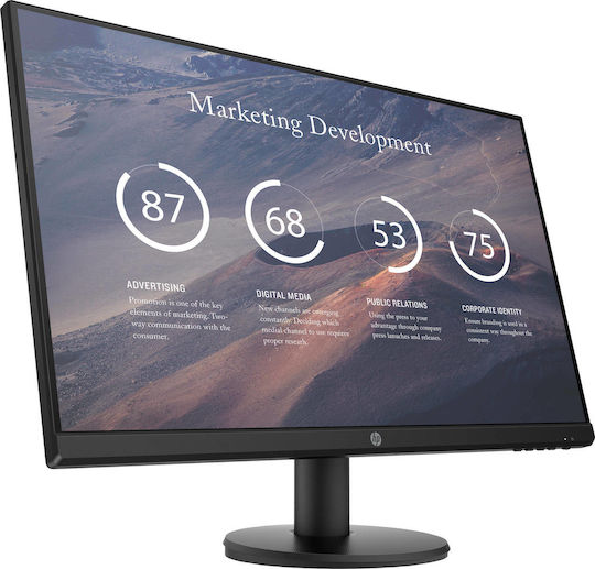 HP P27v G4 IPS Monitor 27" FHD 1920x1080 with Response Time 5ms GTG view 3