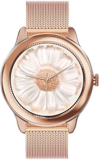 Jmsmart Lite Aluminium Smartwatch with Heart Rate Monitor (Rose Gold)