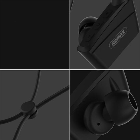 Remax RB-S19 In-ear Bluetooth Handsfree Earphones with Sweat Resistance Black vue 3