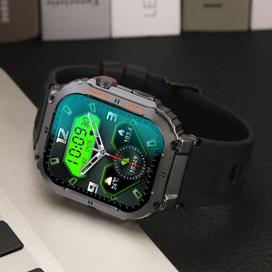 Aoke K57 Pro Smartwatch (Orange) view 4