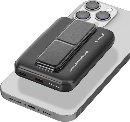 LinQ BW8502 MagSafe Power Bank 5000mAh 20W Power Delivery Black view 5