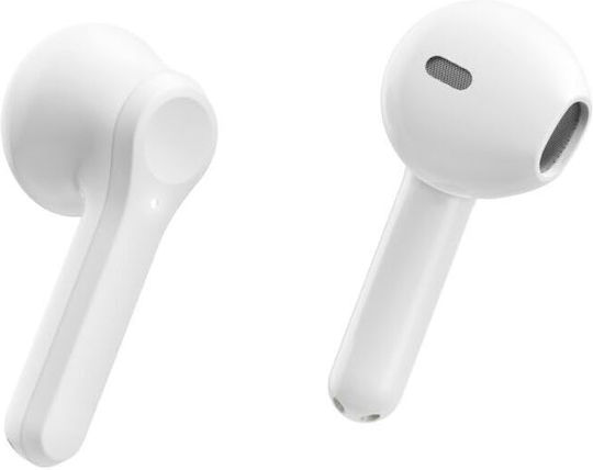 HAMA Action One Earbud Bluetooth Handsfree Earphones with Charging Case White vue 2
