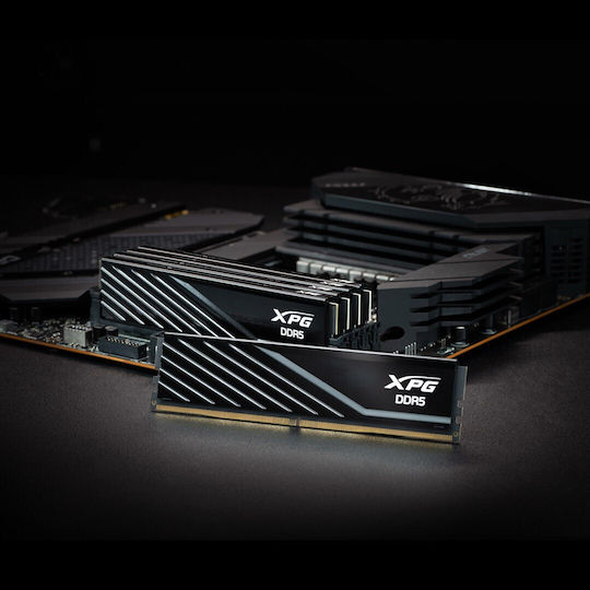 Adata Lancer Blade RBG DDR5 32GB RAM with 2x16GB Modules and Speed 6400 for Desktop AX5U6400C3216G-DTLABRBK vue 9