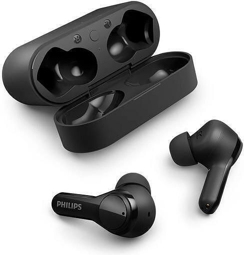 Philips TAT3217 In-ear Bluetooth Handsfree Earphones with Sweat Resistance and Charging Case Black view 2
