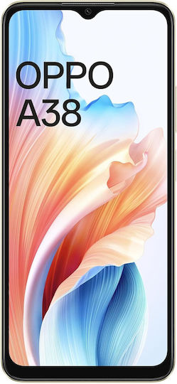 Oppo A38 Dual SIM (4GB/128GB) Glowing Gold view 2