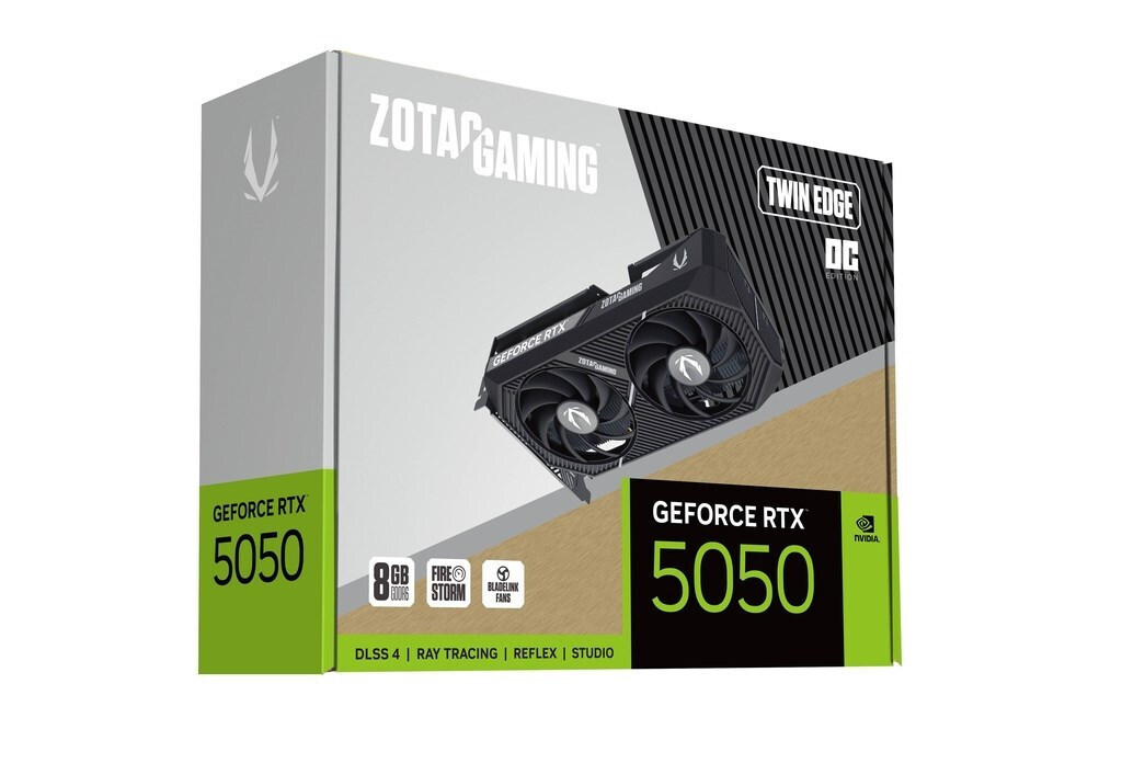Zotac GeForce RTX 5050 8GB GDDR6 Twin Edge OC Graphics Card ZT-B50500H-10M view 7