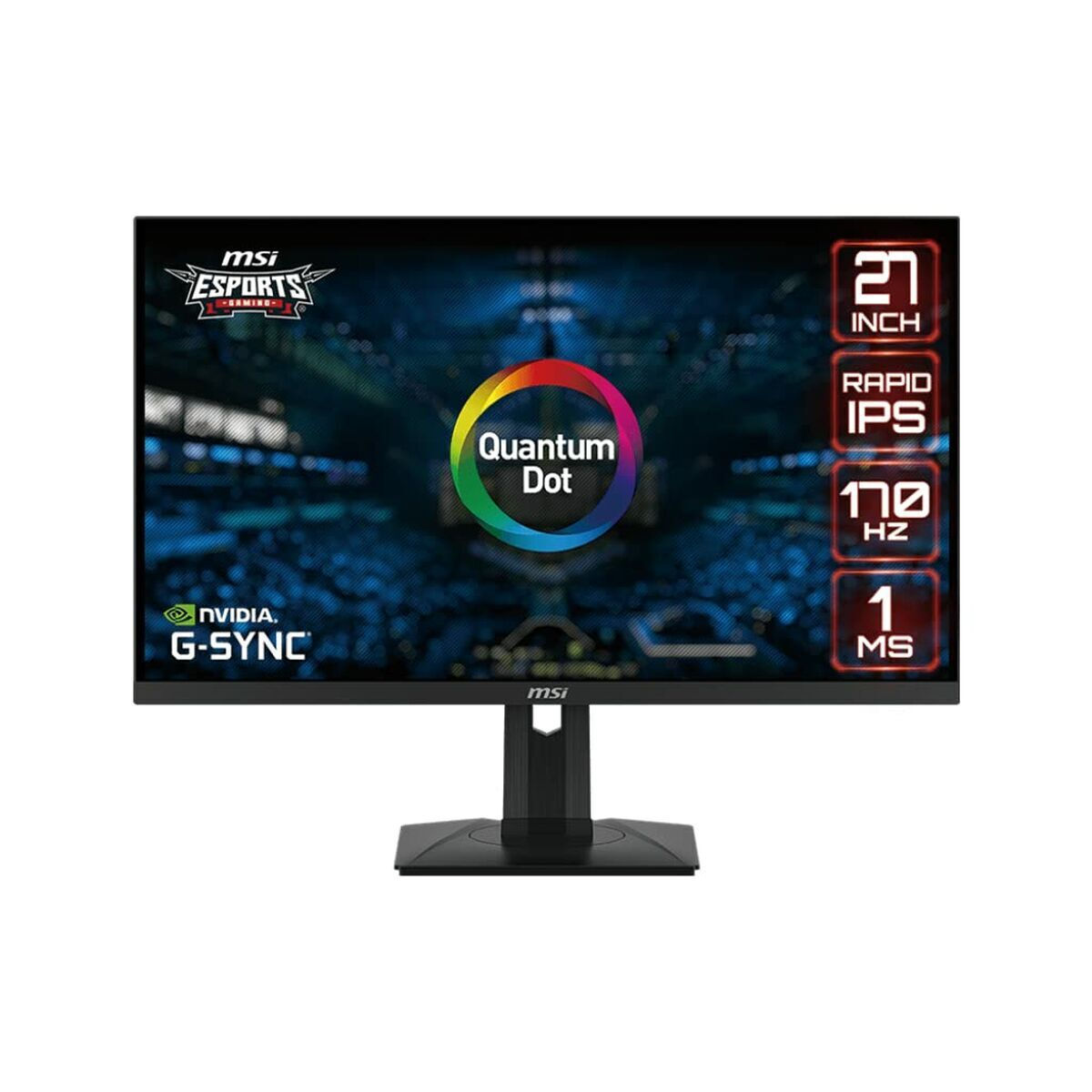 MSI G274QPF-QD IPS Gaming Monitor 27" QHD 2560x1440 170Hz with Response Time 1ms GTG