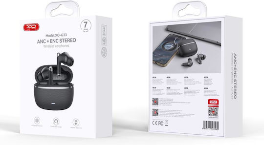 XO G33 In-ear Bluetooth Handsfree Earphones with Charging Case Black view 7
