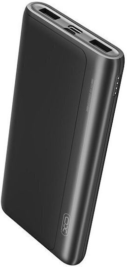 XO PR120 Power Bank 10000mAh with 2 USB-A Ports Black