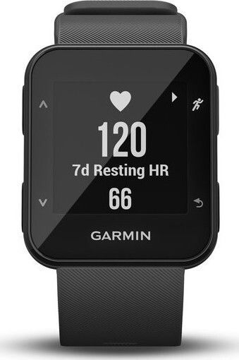 Garmin Forerunner 30 41mm Waterproof Smartwatch with Heart Rate Monitor (Slate Grey) vue 5
