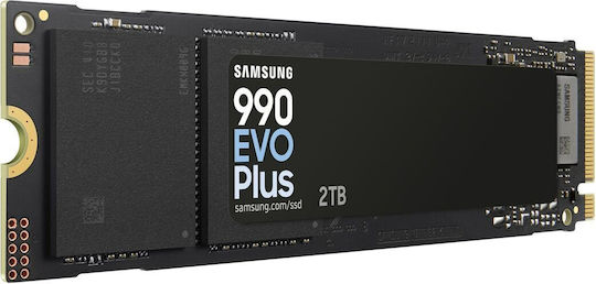 Samsung 990 EVO Plus SSD 2TB M.2 Type with PCI Express 4.0 Connection PS5 Compatible MZ-V9S2T0BW view 3