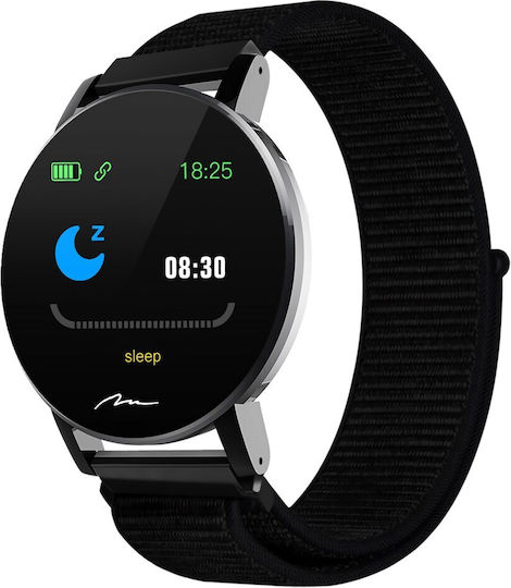 Media-Tech Activeband Thaiti MT871 Smartwatch with Heart Rate Monitor (Black)