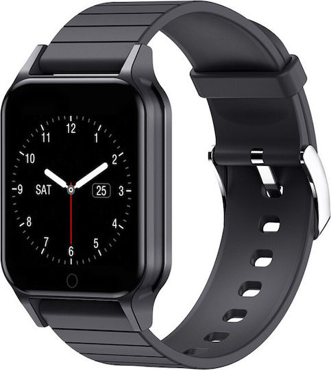 T96 Smartwatch with Heart Rate Monitor (Black)