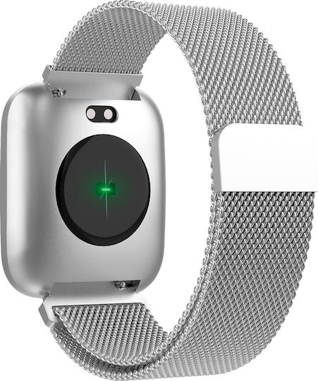Forever ForeVigo 2 SW-310 Smartwatch with Heart Rate Monitor (Silver) vue 3