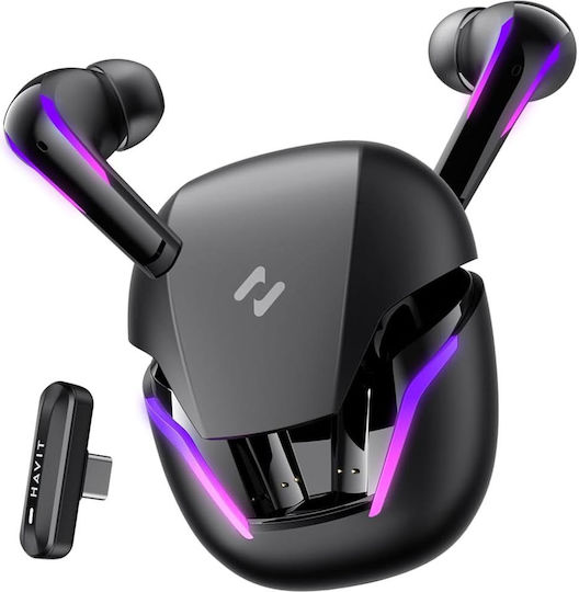 Havit TW970 In-ear Bluetooth Handsfree Earphones with Sweat Resistance and Charging Case Black