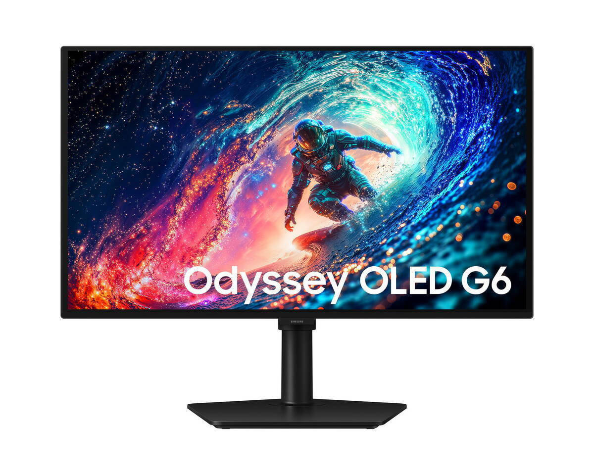 Samsung Odyssey G6 G61SH OLED HDR Gaming Monitor 27" QHD 2560x1440 240Hz with 0.03ms Response Time GTG