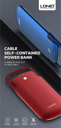 Ldnio PL1005 Power Bank 10000mAh with 2 USB-A Ports Blue vue 2