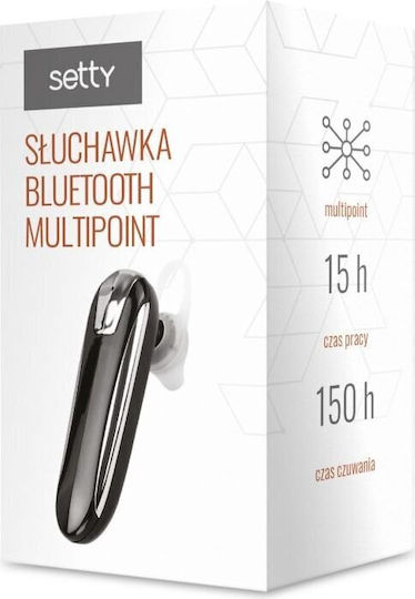 Setty SBM-01 In-ear Bluetooth Handsfree Earphone Black view 2