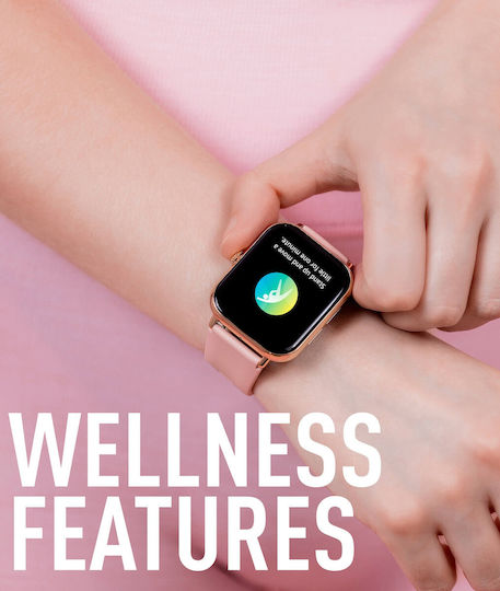 Reflex Active Series 23 Smartwatch with Heart Rate Monitor (Pink Rose Gold Plated) view 2