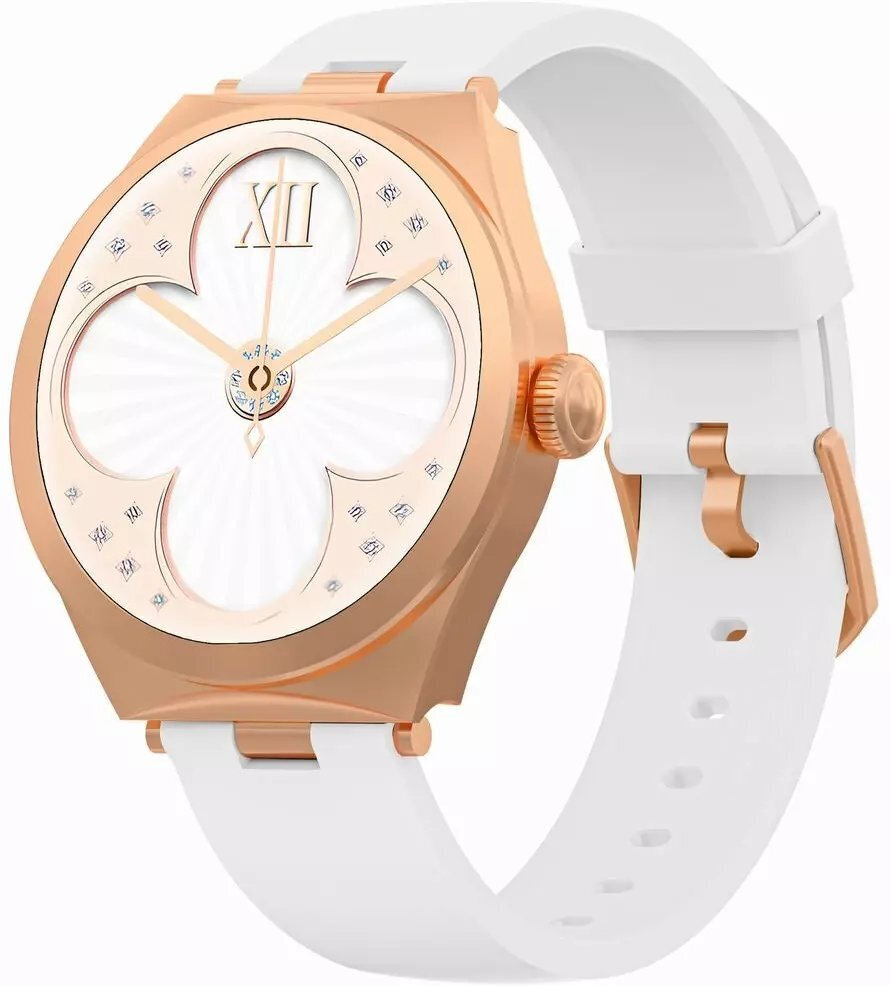Smartwatch Gravity Rose Gold White Gt25-4