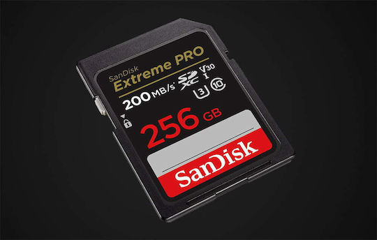 Sandisk Extreme Pro SDXC 256GB Class 10 U3 V30 UHS-I view 3