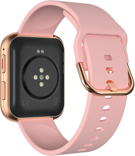 Garett GRC Style Smartwatch with Heart Rate Monitor (Gold Steel) view 2