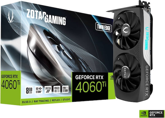 Zotac GeForce RTX 4060 Ti 8GB GDDR6 Twin Edge Graphics Card view 1