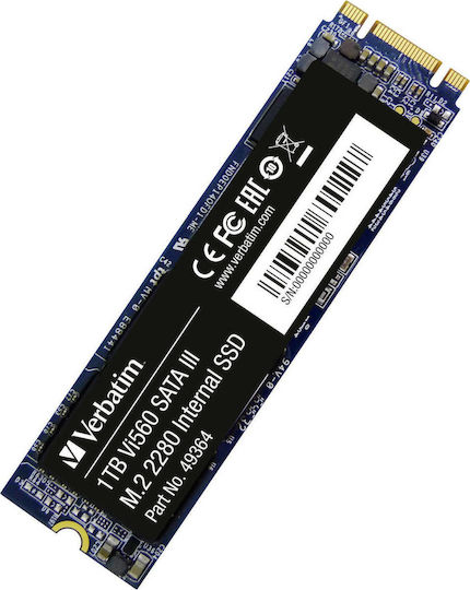 Verbatim Vi560 S3 SSD 1TB M.2 Type With SATA III Connection 49364 view 1