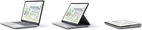 Microsoft Surface Laptop Studio 2 14.4" Touchscreen 120Hz (i7-13800H/16GB/512GB SSD/GeForce RTX 4050/W11 Pro) Platinum (UK Keyboard) view 2