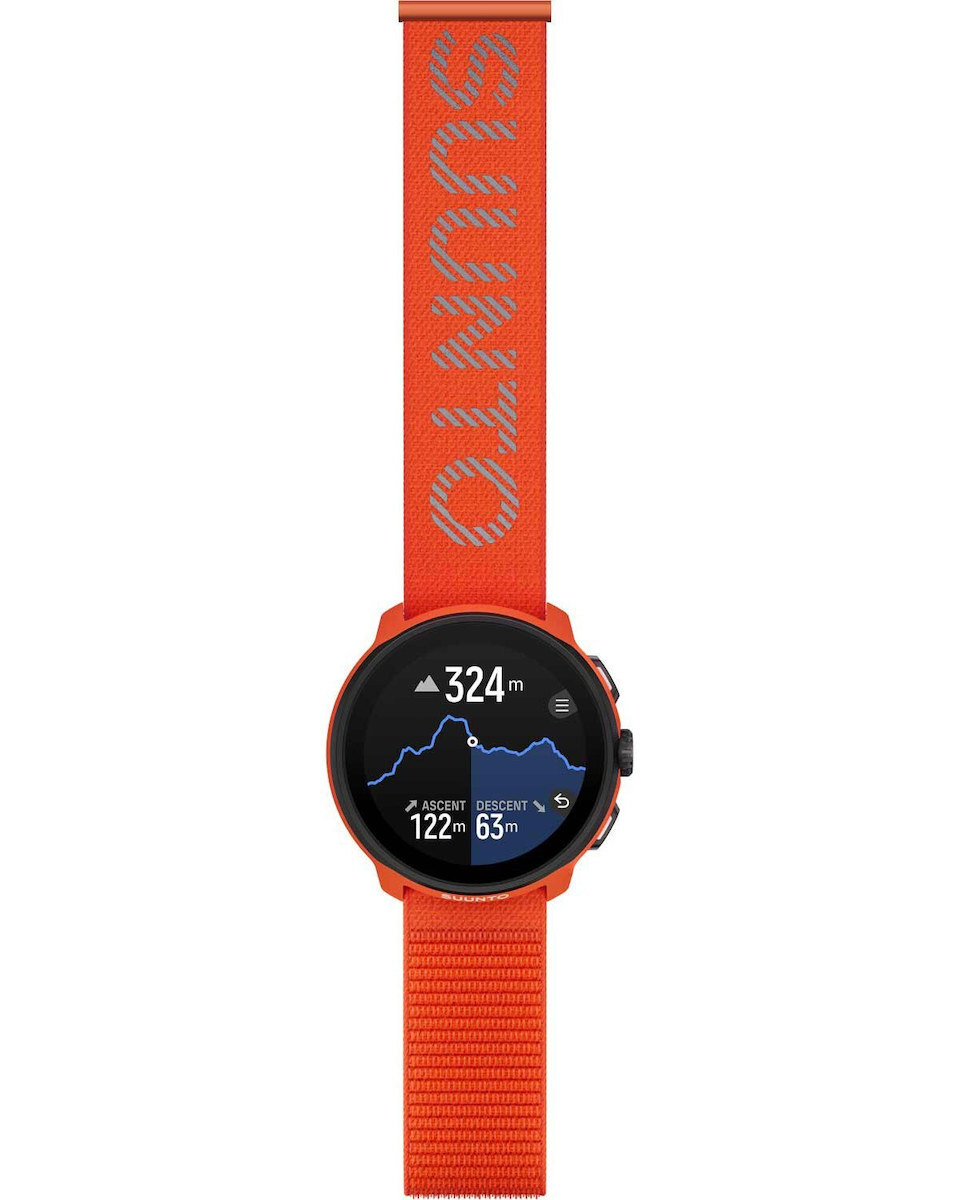 Suunto Run Stainless Steel 46mm Smartwatch with Heart Rate Monitor (Coral Orange) view 2
