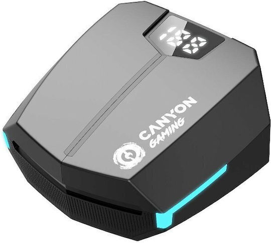 Canyon Gtws-2 In-ear Bluetooth Handsfree Earphones with Charging Case Black view 3