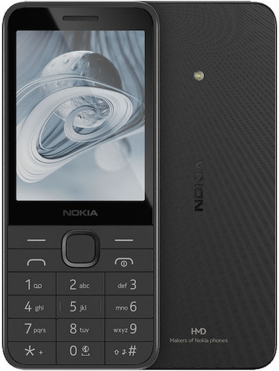 Nokia 215 4G (2024) Dual SIM Mobile (Greek Menu) Black view 5