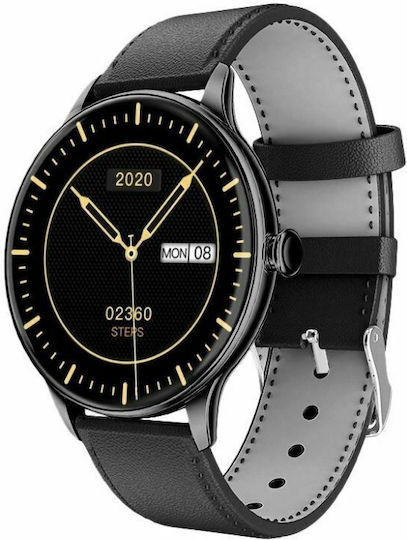 MaxCom FW48 Smartwatch with Heart Rate Monitor (Black) view 1