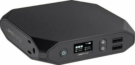 Omnicharge Omni20+ Power Bank 20400mAh with 3 USB-A Ports and USB-C Port Quick Charge 3.0 Black vista 6