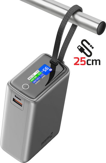 Swissten Power Bank 25000mAh 100W Gray view 4