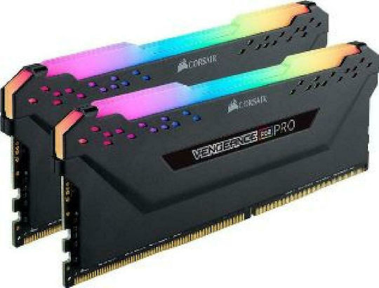 Corsair Vengeance RGB Pro DDR4 32GB RAM with 2x16GB Modules and Speed 2666 for Desktop CMW32GX4M2A2666C16