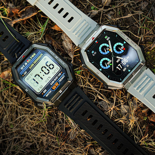 NO.1 Dt108 Smartwatch with Heart Rate Monitor (Black) vue 9