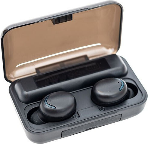 In-ear Bluetooth Handsfree Earphones with Charging Case Black view 1