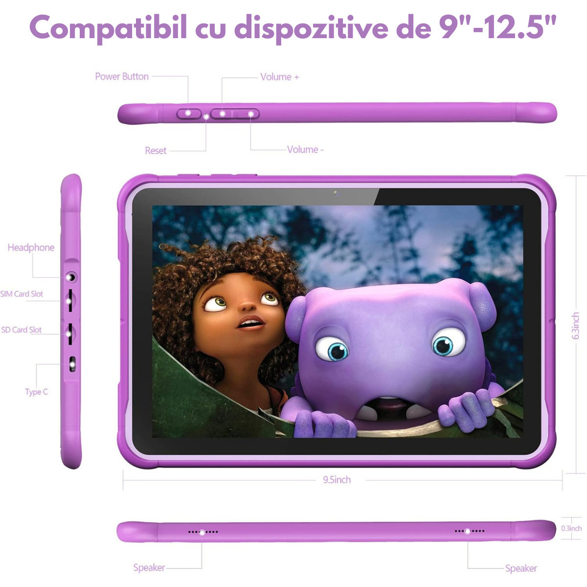 10" Tablet (2GB/64GB) Purple view 8