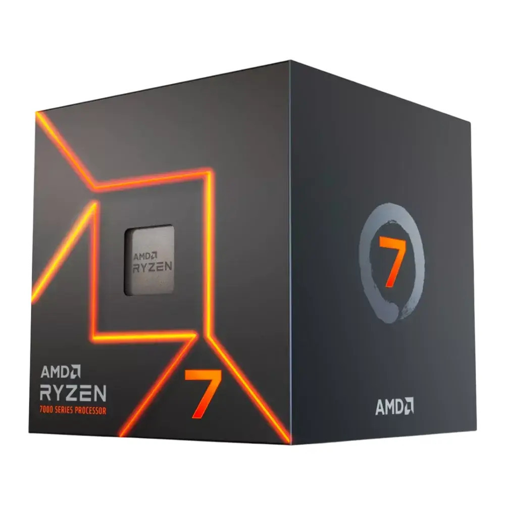 AMD Ryzen 7 7700 SR1 3.8GHz Processor 8 Cores for Socket AM5 in Tray with Heatsink Ansicht 2
