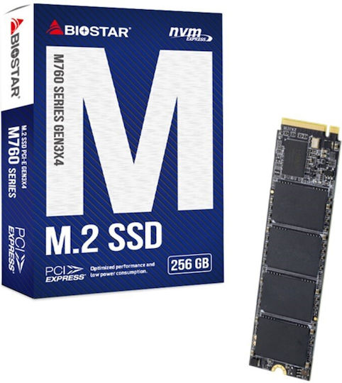 Biostar M760 SSD 256GB M.2 Type with PCI Express 3.0 Connection view 1