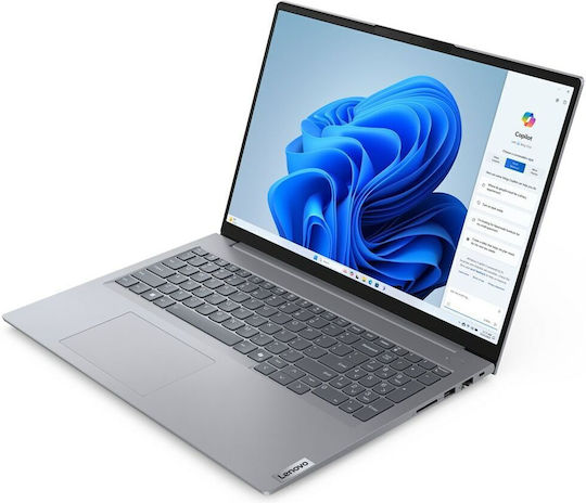 Lenovo ThinkBook 16 G7 16" IPS FHD+ (Ryzen 5-7535HS/16GB/512GB SSD/W11 Home) (International English Keyboard) vue 5