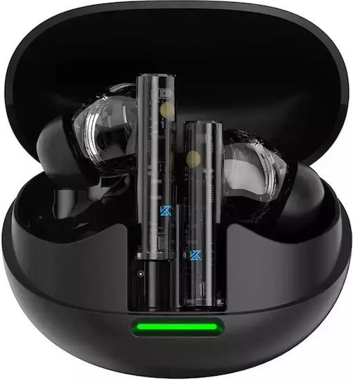 KZ Carol Pro In-ear Bluetooth Handsfree Earphones with Charging Case Black view 1