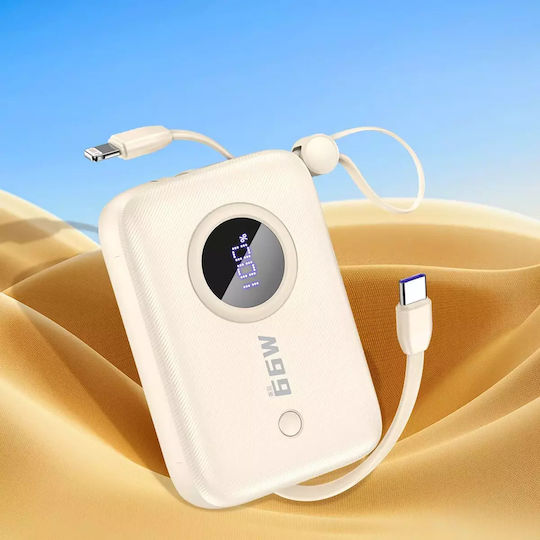 Dudao K-14 Power Bank 10000mAh 22.5W Power Delivery Beige view 2