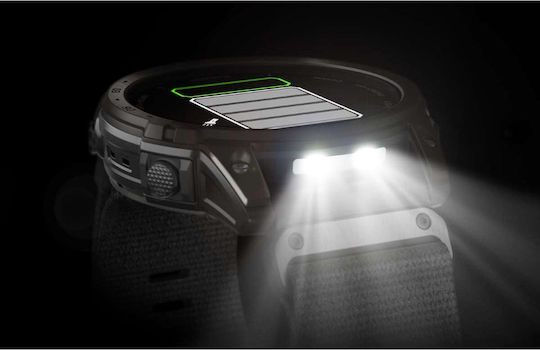 Garmin Tactix 7 AMOLED Edition Titanium Waterproof Smartwatch with Heart Rate Monitor (Nylon and Silicone Black) view 5