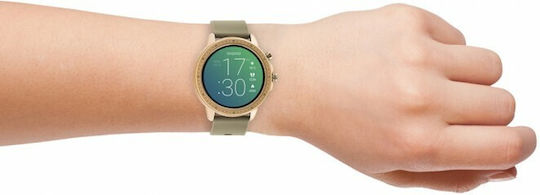 Oozoo Q00302 45mm Smartwatch with Heart Rate Monitor (Rose Gold) view 2