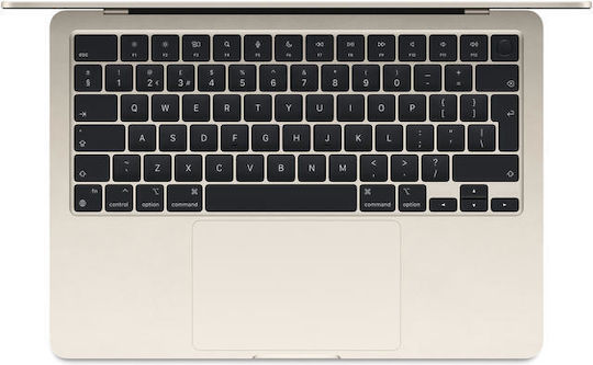 Apple MacBook Air 13" (2024) 13.6" Retina Display (M3-8-core/16GB/256GB SSD) Starlight (International English Keyboard) view 5