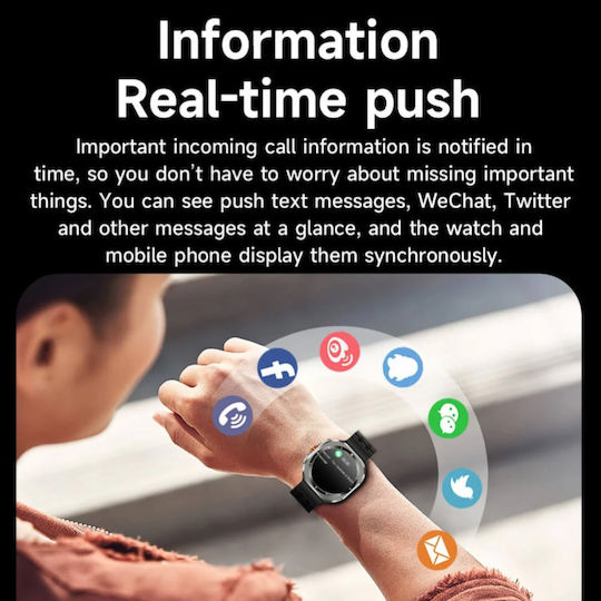Z7 Ultra Smartwatch with Heart Rate Monitor (Orange) view 2