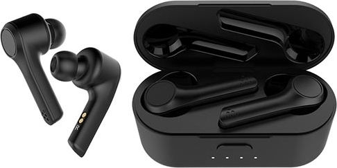 Toshiba Airpro In-ear Bluetooth Handsfree Earphones with Charging Case Black vue 4