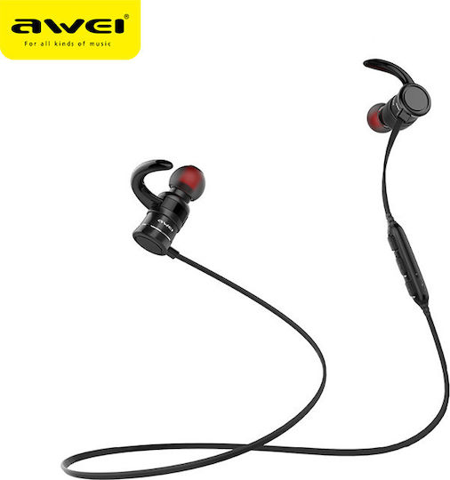 Awei B925BL In-ear Bluetooth Handsfree Earphones with Sweat Resistance Black view 5